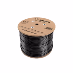Lanberg LCU6-21CU-0305-BK câble de réseau Noir 305 m Cat6 U/UTP (UTP) - Vue supplémentaire 4