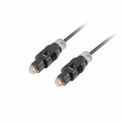 Lanberg CA-TOSL-10CC-0020-BK câble de fibre optique 2 m TOSLINK Noir