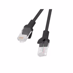 Lanberg PCU5-20CC-0025-BK, 0,25 m, Cat5e, U/UTP (UTP), RJ-45, RJ-45