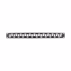 Lanberg PPKS-1224-B, Noir, Métal, Plastique, 1U, KSU5-1000, KSU6-1000, KSUA-1000, KSF5-1000, KSF6-1000, KSU5-2000, KSU6-2000, ...