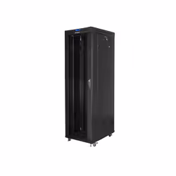 Lanberg FF01-6042-12B, Rack autonome, 42U, 800 kg, Verrouillage des touches, Rails de rack, Pieds réglables