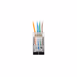 Lanberg PLS-6020EZ, RJ45, Transparent, Mâle, Droit, Plastique, Cat6