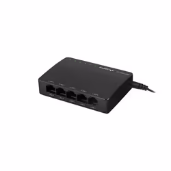 Lanberg DSP2-1005-12V commutateur réseau Non-géré Gigabit Ethernet (10/100/1000) Noir