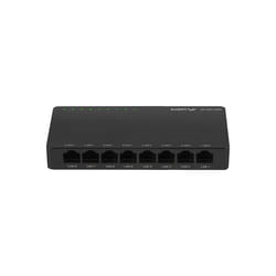 Lanberg DSP2-1008-12V commutateur réseau Non-géré Gigabit Ethernet (10/100/1000) Noir