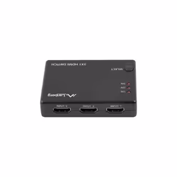 Lanberg SWV-HDMI-0003, HDMI, 2.0b, Acrylonitrile-Butadiène-Styrène (ABS), Noir, 60 Hz, 3 m