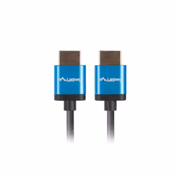 Lanberg CA-HDMI-22CU-0010-BK câble HDMI 1 m HDMI Type A (Standard) Noir, Bleu