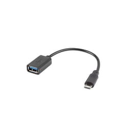 Lanberg AD-OTG-UM-01 câble USB 0,15 m USB 2.0 Micro-USB A USB A Noir