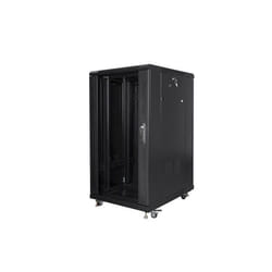 Lanberg FF01-6822-12B étagère 22U Rack autonome Noir
