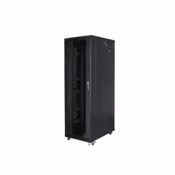 Lanberg FF01-8242-12B, Rack autonome, 42U, 800 kg, Rails de rack, Gestion optimisée des câbles, Roues castor