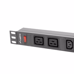 Lanberg PDU-02I1908I-0200-C20-BK unité de distribution d'énergie 10 sortie(s) CA 1U Noir