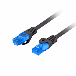 Lanberg PCF6A-10CC-0100-BK, 1 m, Cat6a, S/FTP (S-STP), RJ-45, RJ-45