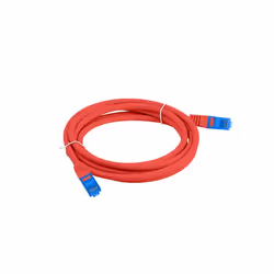 Lanberg PCF6A-10CC-0100-R câble de réseau Rouge 1 m Cat6a S/FTP (S-STP)