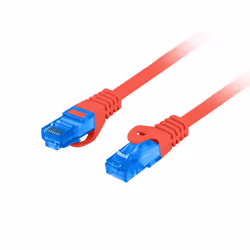 Lanberg PCF6A-10CC-0150-R câble de réseau Rouge 1,5 m Cat6a S/FTP (S-STP)