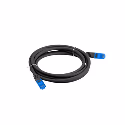 Lanberg PCF6A-10CC-0200-BK câble de réseau Noir 2 m Cat6a S/FTP (S-STP)