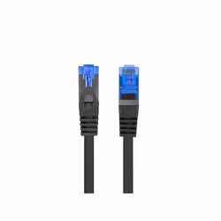 Lanberg PCF6A-10CC-0200-BK câble de réseau Noir 2 m Cat6a S/FTP (S-STP)