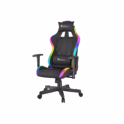 GENESIS Trit 600 RGB, Siège de jeu universel, 150 kg, Siège rembourré, Dossier rembourré, Noir, Bleu
