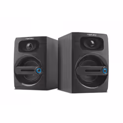 NATEC COUGAR, 2.0 canaux, Avec fil, 6 W, 80 - 20000 Hz, Noir