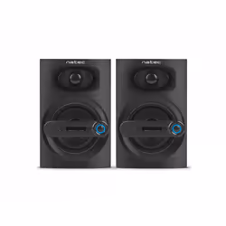 NATEC COUGAR haut-parleur Noir Avec fil 6 W