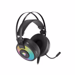 GENESIS Neon 600 RGB, Avec fil, Jouer, 20 - 20000 Hz, 365 g, Casque, Noir, Rouge