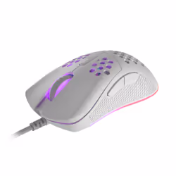 GENESIS Krypton 550, Droitier, Optique, USB Type-A, 8000 DPI, 4600 ips, Blanc