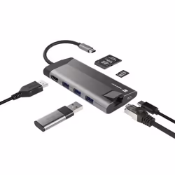 NATEC Fowler Plus USB Type-C Noir, Gris - Vue supplémentaire 5