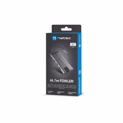 NATEC Fowler Plus USB Type-C Noir, Gris - Vue supplémentaire 6