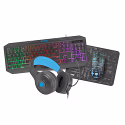 FURY Thunderstruck 3.0 clavier Souris incluse USB QWERTY Portuguais Noir