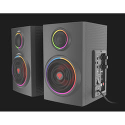 GENESIS HELIUM 300BT ARGB haut-parleur Noir Avec fil &sans fil 24 W
