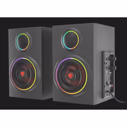 GENESIS HELIUM 300BT ARGB haut-parleur Noir Avec fil &sans fil 24 W