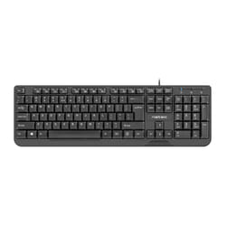 NATEC Trout clavier USB QWERTY Espagnole Noir