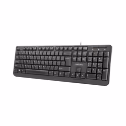 NATEC Trout clavier USB QWERTY Espagnole Noir