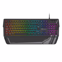 GENESIS Rhod 350 RGB clavier USB QWERTY Espagnole Noir