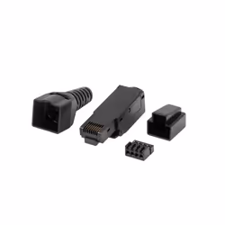 Lanberg PLU-6000TL connecteur de fils RJ-45 Noir