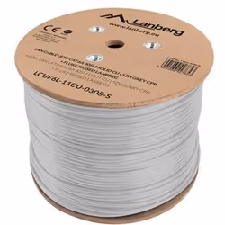 Lanberg LCUF6L-11CU-0305-S câble de réseau Gris 305 m Cat6a U/FTP (STP)