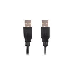 Lanberg CA-USBA-20CU-0018-BK câble USB 1,8 m USB 2.0 Noir
