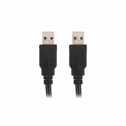 Lanberg CA-USBA-30CU-0018-BK, 1,8 m, USB A, USB A, USB 3.2 Gen 1 (3.1 Gen 1), 5000 Mbit/s, Noir
