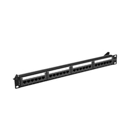 Lanberg PPUA-1024-B baie de branchements 1U