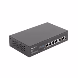 Lanberg RSFE-4P-2FE-60 commutateur réseau Non-géré Fast Ethernet (10/100) Connexion Ethernet, supportant l'alimentation via ce port (PoE) 1U Noir
