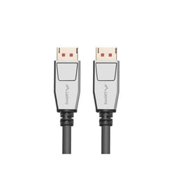 Lanberg CA-DPDP-20CU-0018-BK câble DisplayPort 1,8 m Noir, Argent
