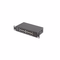 Lanberg RSGE-16 commutateur réseau Non-géré Gigabit Ethernet (10/100/1000) 1U Noir - Vue supplémentaire 4