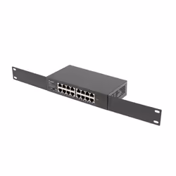 Lanberg RSGE-16 commutateur réseau Non-géré Gigabit Ethernet (10/100/1000) 1U Noir - Vue supplémentaire 6