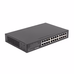 Lanberg RSGE-24 commutateur réseau Non-géré Gigabit Ethernet (10/100/1000) 1U Noir