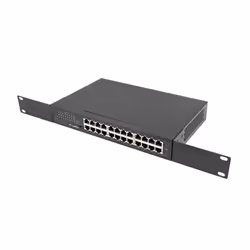 Lanberg RSGE-24 commutateur réseau Non-géré Gigabit Ethernet (10/100/1000) 1U Noir - Vue supplémentaire 5