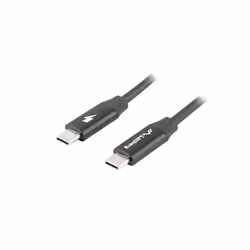 Lanberg CA-CMCM-40CU-0005-BK, 0,5 m, USB C, USB C, USB 2.0, 480 Mbit/s, Noir