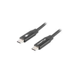 Lanberg CA-CMCM-40CU-0010-BK câble USB 1 m USB 2.0 USB C Noir