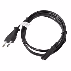 Lanberg CA-C7CA-10CC-0030-BK câble électrique Noir 3 m Coupleur C7 CEE7/16