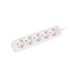 Lanberg PS0-05F-0150-W, 1,5 m, Intérieure, Type F, Type F (CEE 7/4), IP20, Blanc