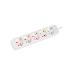 Lanberg PS0-05F-0150-W multiprise 1,5 m 5 sortie(s) CA Intérieure Blanc