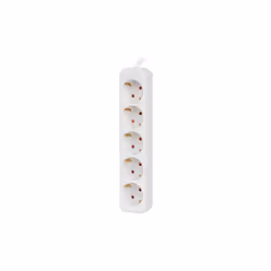 Lanberg PS0-05F-0300-W multiprise 3 m 5 sortie(s) CA Intérieure Blanc