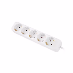 Lanberg PS0-05F-0300-W multiprise 3 m 5 sortie(s) CA Intérieure Blanc - Vue supplémentaire 4